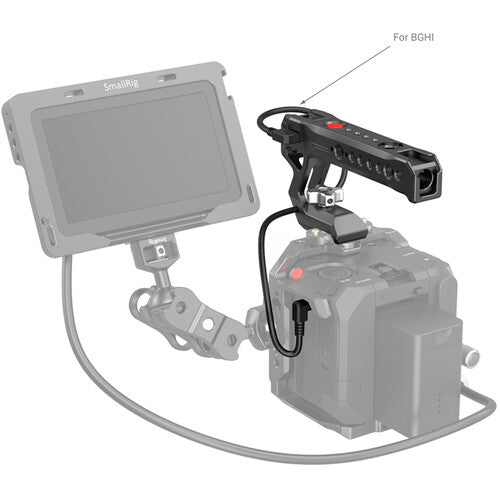 SmallRig NATO Top Handle with Record Start/Stop Remote Trigger Panasonic, Fujifilm and Sony Camera 3322