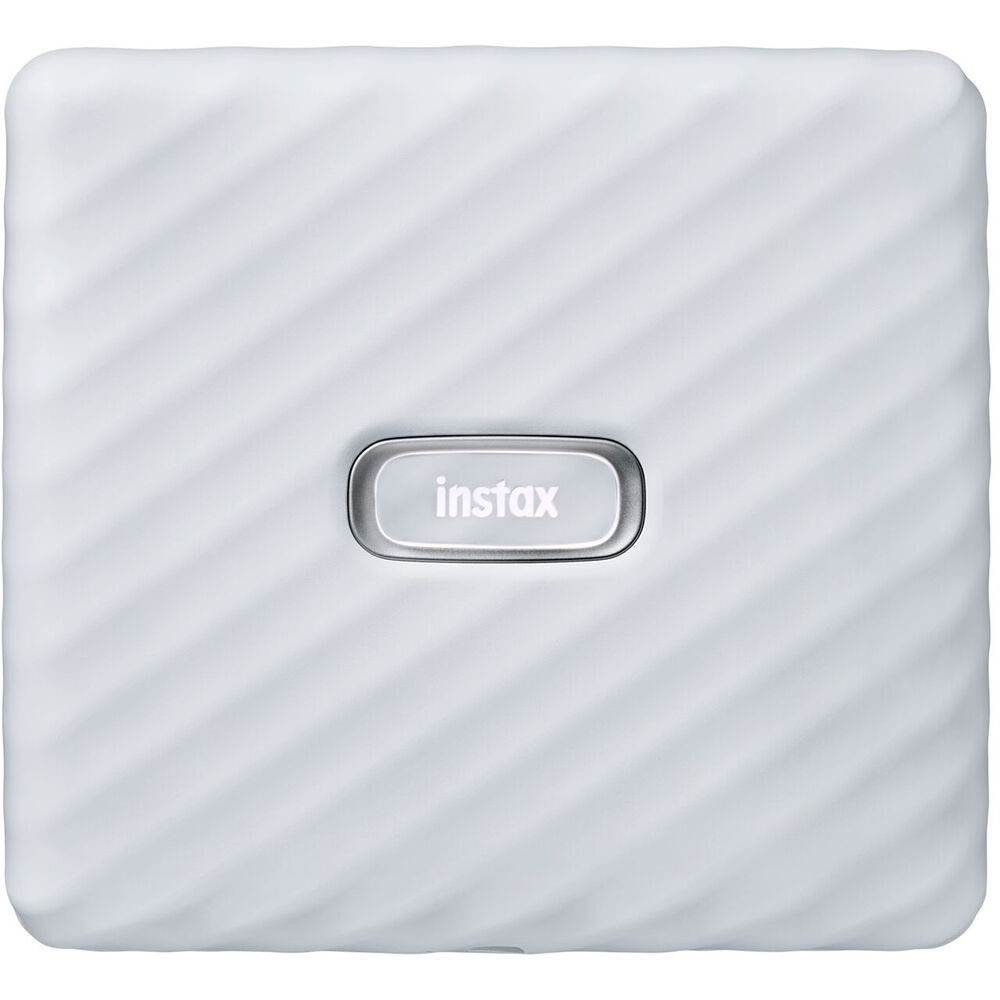 Fujifilm Instax Link Wide Smartphone Printer with Bluetooth 4.2 Connectivity (Mocha Gray, Ash White)