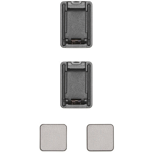 DJI MIC 2 Pocket-Sized Pro Audio Wireless Lavalier Microphone Set with 2x Transmitter 1x Receiver and Charging Case, 250M Transmission Range, 6-hour Recording & 18-hour Total Battery Life for Osmo Pocket 3, Action 4, Smartphones, & Cameras