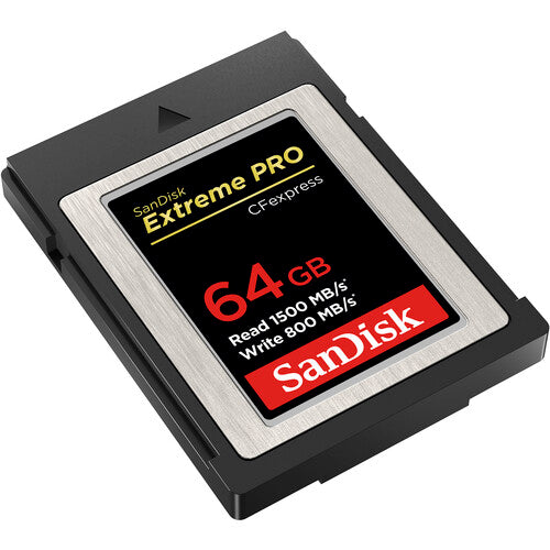 SanDisk Extreme PRO 512GB 256GB 128GB 64GB CFExpress Type B XQD Memory Card with Max 1700MB/s Read / 1400MB/s Write Speeds, RAW 4K Video Capture and RescuePRO Deluxe Support