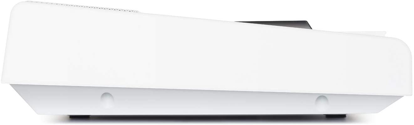 Alesis Recital Stage Piano, 88 Key Digital Electric Piano Keyboard with Semi Weighted Keys, Power Supply, Built-In Speakers, White