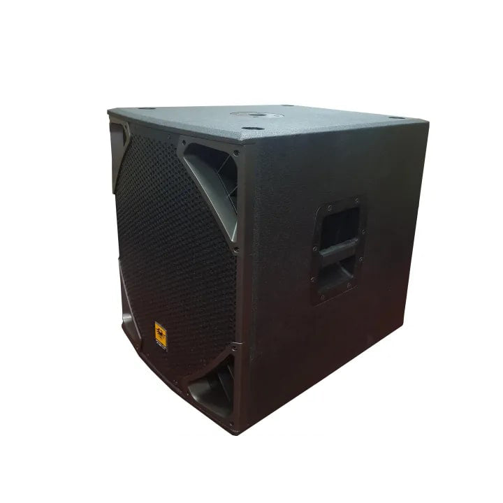 KEVLER KRX-615SA 15" 600W Powered Active Subwoofer Bass Speakers (PAIR) with Built-In Class D Amplifier, XLR and 6.5mm TRS AUX Line In and Vertical Pole Mounting Port