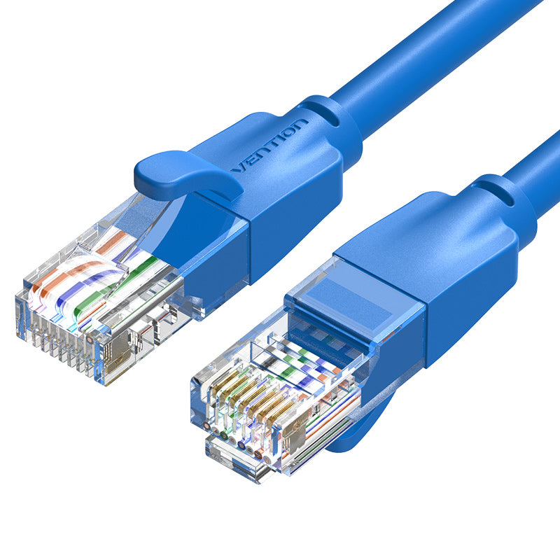 Vention CAT6 Ethernet 1M Round Cable UTP Patch 1000Mbps 250MHz Lan Network Wire Cord for Internet Router PC Modem