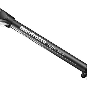 Manfrotto Befree Live Advanced 3-Section Quick Set up Tripod and 3-Way Fluid Head with 2kg Load Capacity & Rubberized Grips for Photography | MKBFRLA4BK-3W