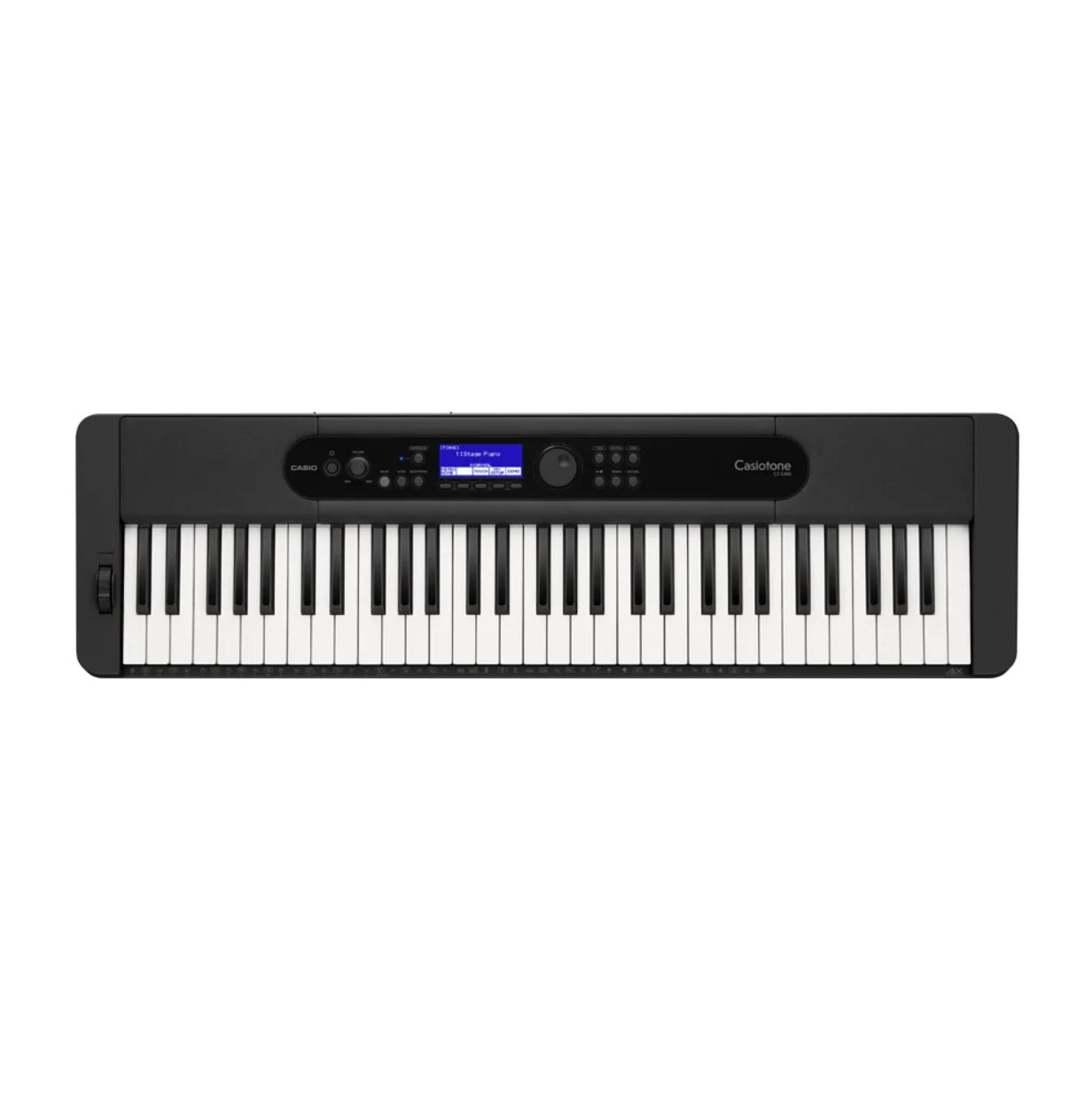 Casio CT-S400C2 CT-S400 Series 61 Key Velocity Sensitive Piano Keyboard with Auto-Harmonize, MIDI Recorder, Pitch Bend Wheel, Auto-Accompaniment, Headphone/Line Output Jack (Black)