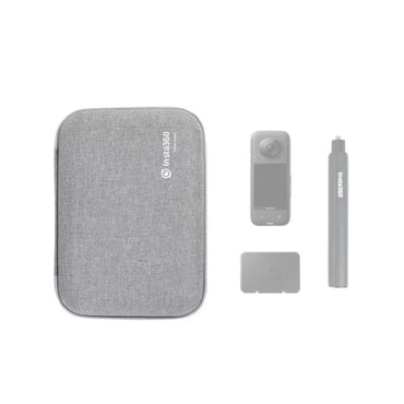 Insta360 Compact Protective Carry Case with Compression-Molded Design, Tailor-made for One X2 and X3 Action Cameras | CINSBAQ/G