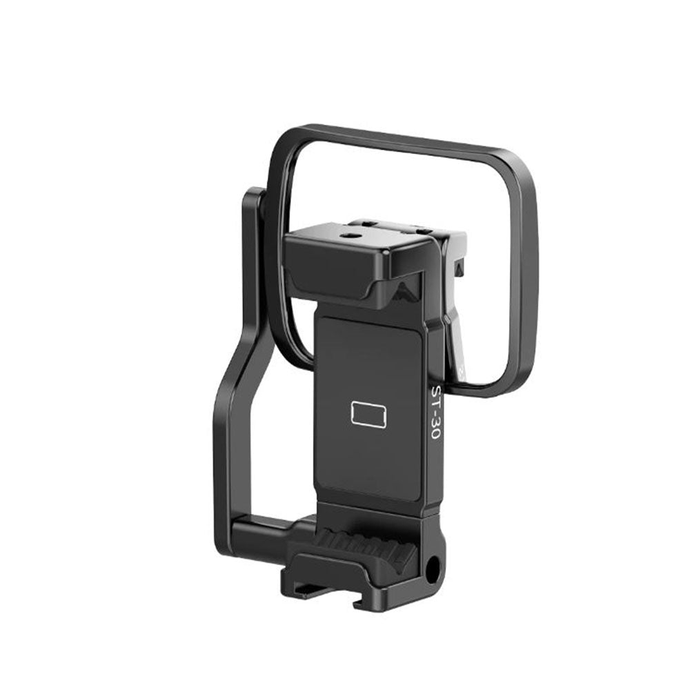 UlanzI ST-30 Phone Clip and Flip Mirror Kit with 360 Degree Rotation and Cold Shoe Mount for Photography | 3003