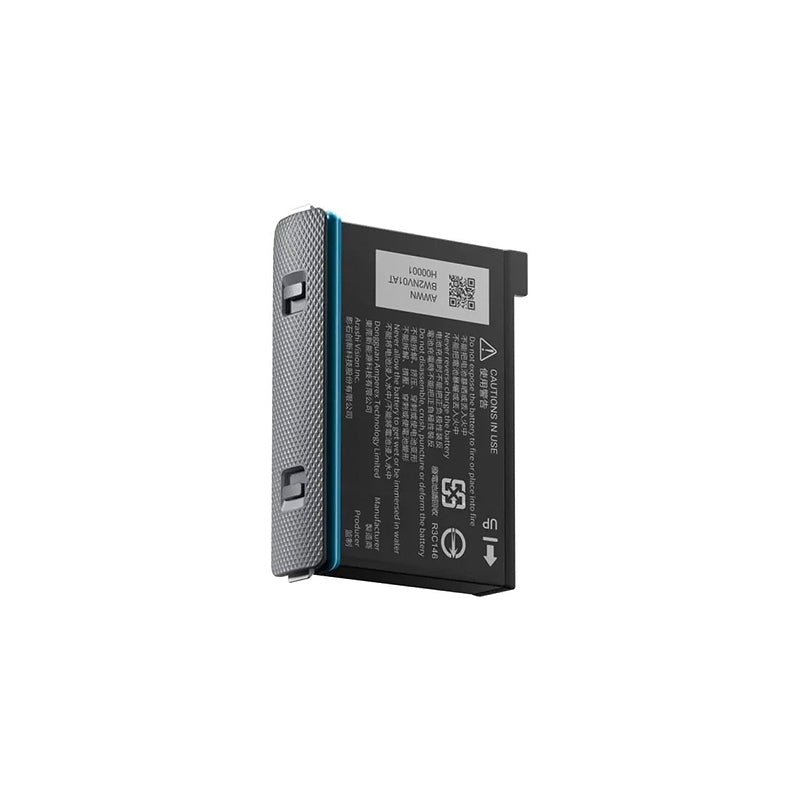 Insta360 ONE X3 1800mAh Li-ion Rechargeable Battery Replacement with Built-In Memory Card Storage