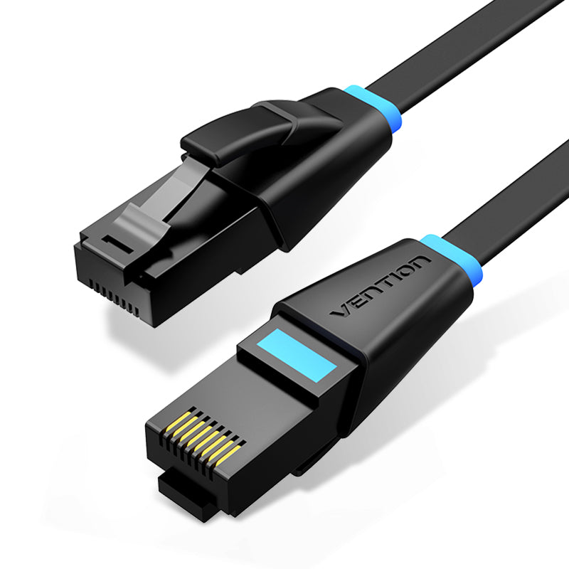 Vention CAT6 Ethernet 35M Flat Cable UTP Patch 1000Mbps 250MHz Lan Network Wire Cord for Internet Router PC Modem