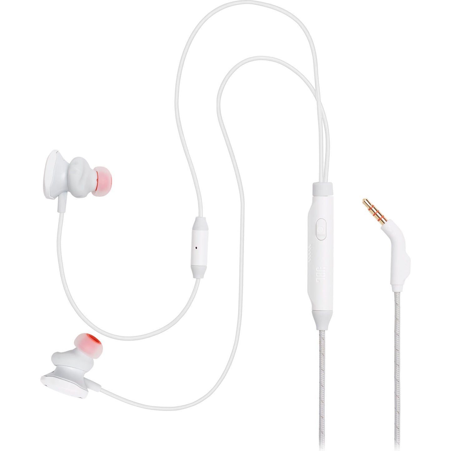 JBL Quantum 50 Wired In-Ear Gaming Headphones with Volume Slider and In-line Mic for Gaming Livestream