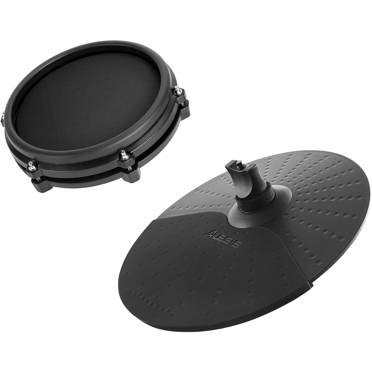 Alesis Nitro Mesh Kit Expansion Pack with 10-inch Cymbal and 8-inch Dual-zone Mesh Drum Pad