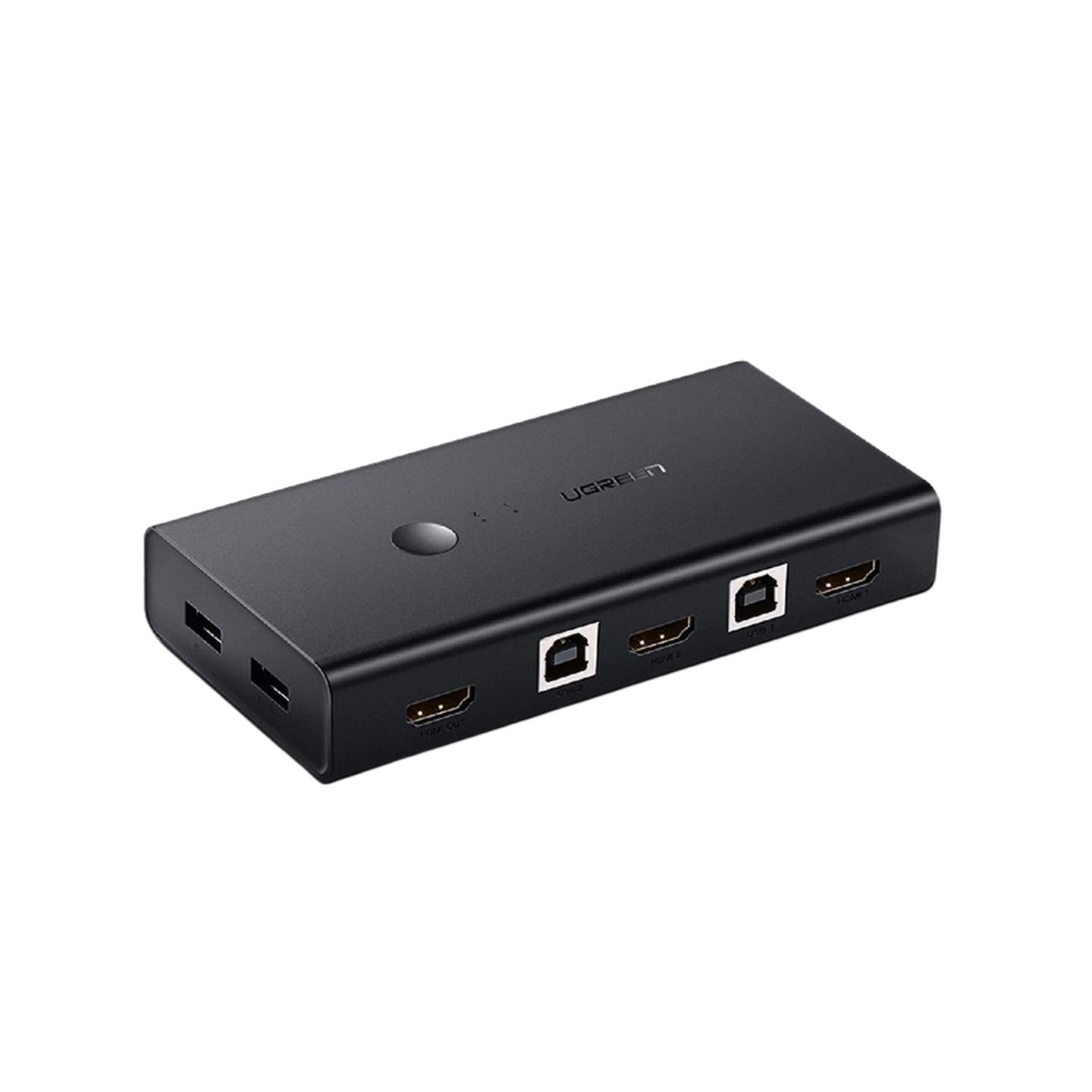 Ugreen - 90478 HDMI 2 In 1 Out KVM Switch