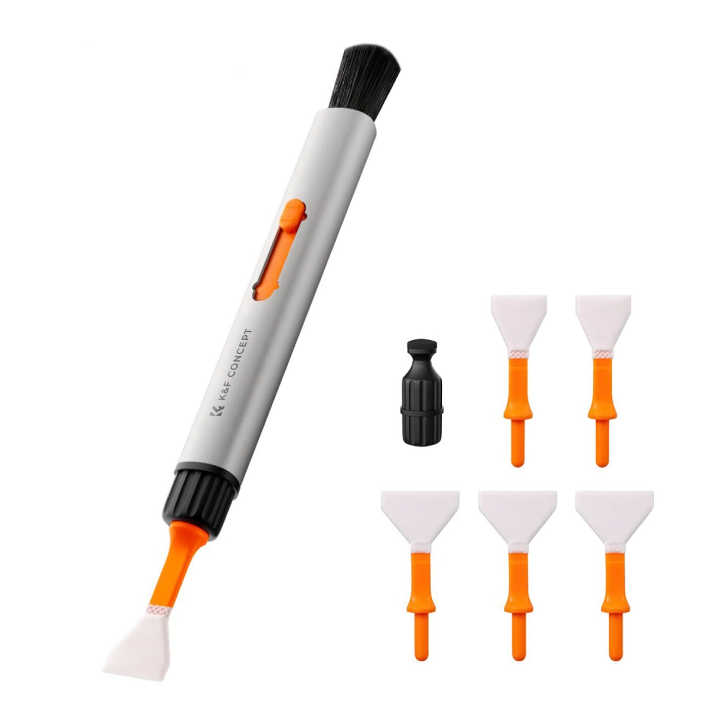 K&F Concept Camera Lens Cleaning Pen Accessories with Fur Brush, Carbon Head, APS-C and Full-Frame Cleaning Swab | 1898