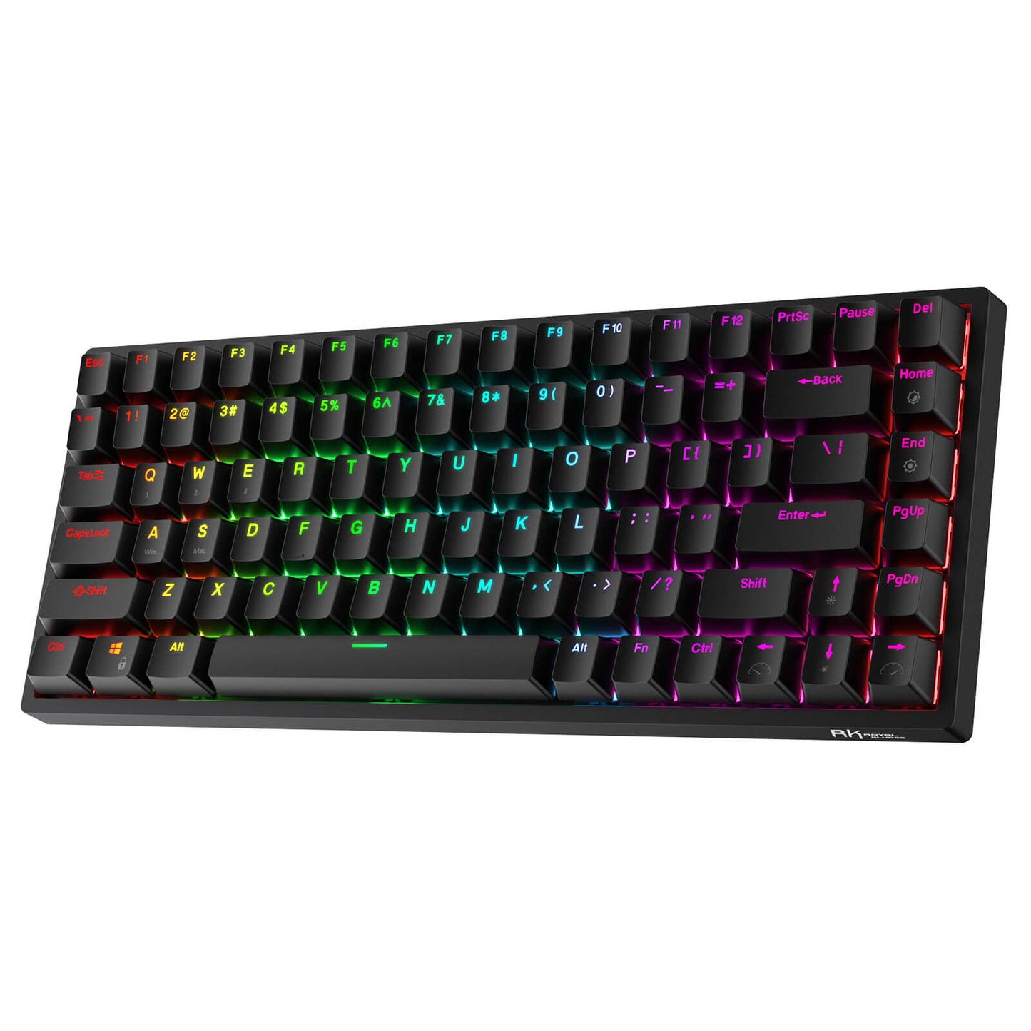 Royal Kludge RK RK84 RGB 84 Keys Mechanical Gaming Keyboard 2.4G Wireless Bluetooth Hot-Swappable with Bluetooth 5.0