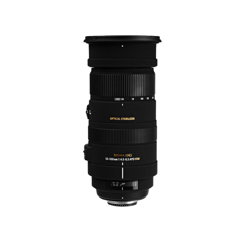 Sigma 50-500mm f/4.5-6.3 APO DG OS HSM Ultra Telephoto Zoom Lens for Nikon DSLR Cameras | 738306