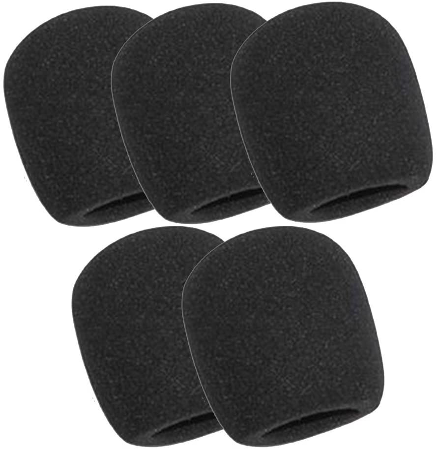 Samson WS1 Mic Windscreen Foam Microphone Sponge Cover 5-Pack