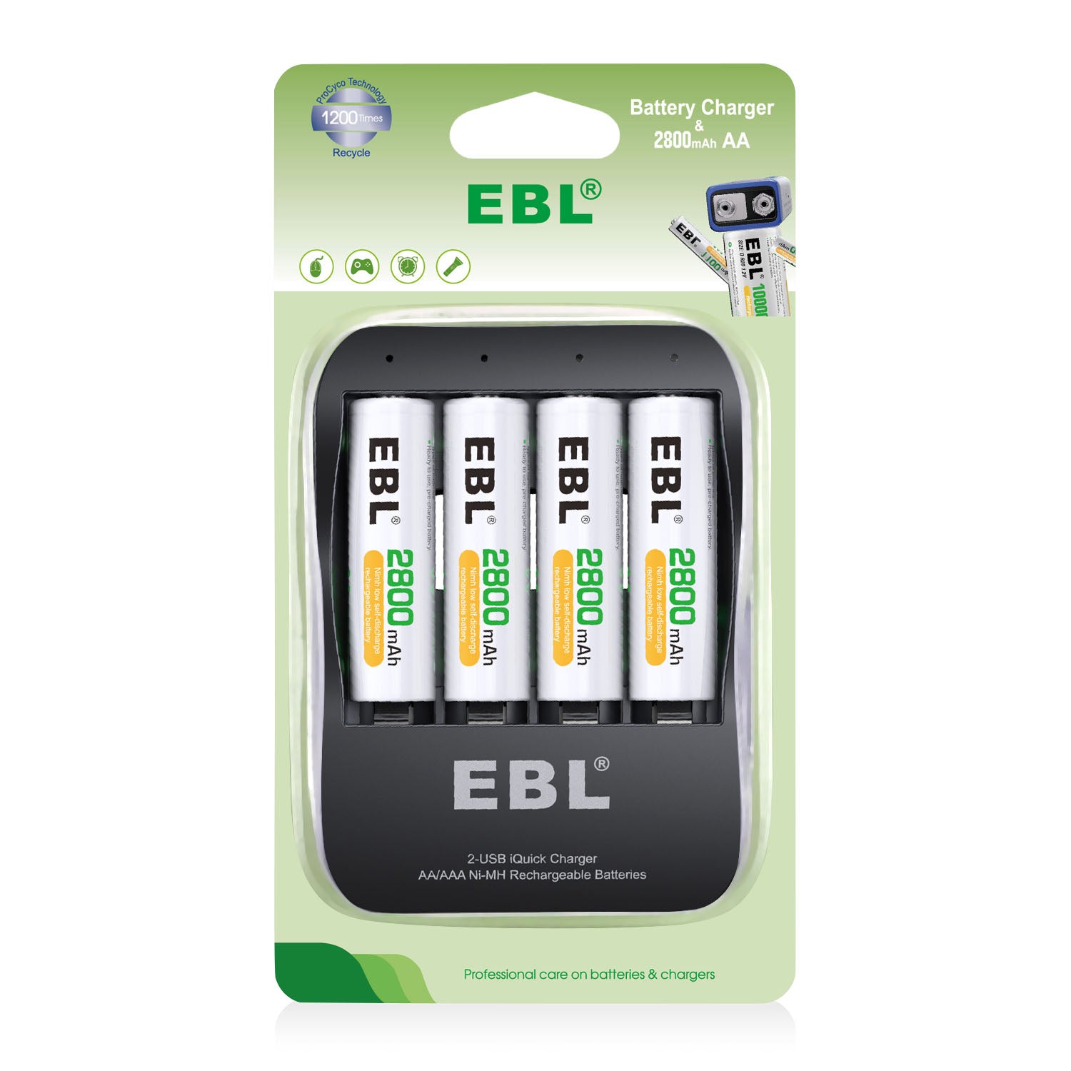 USB Batteries AA Rechargeable Bundle