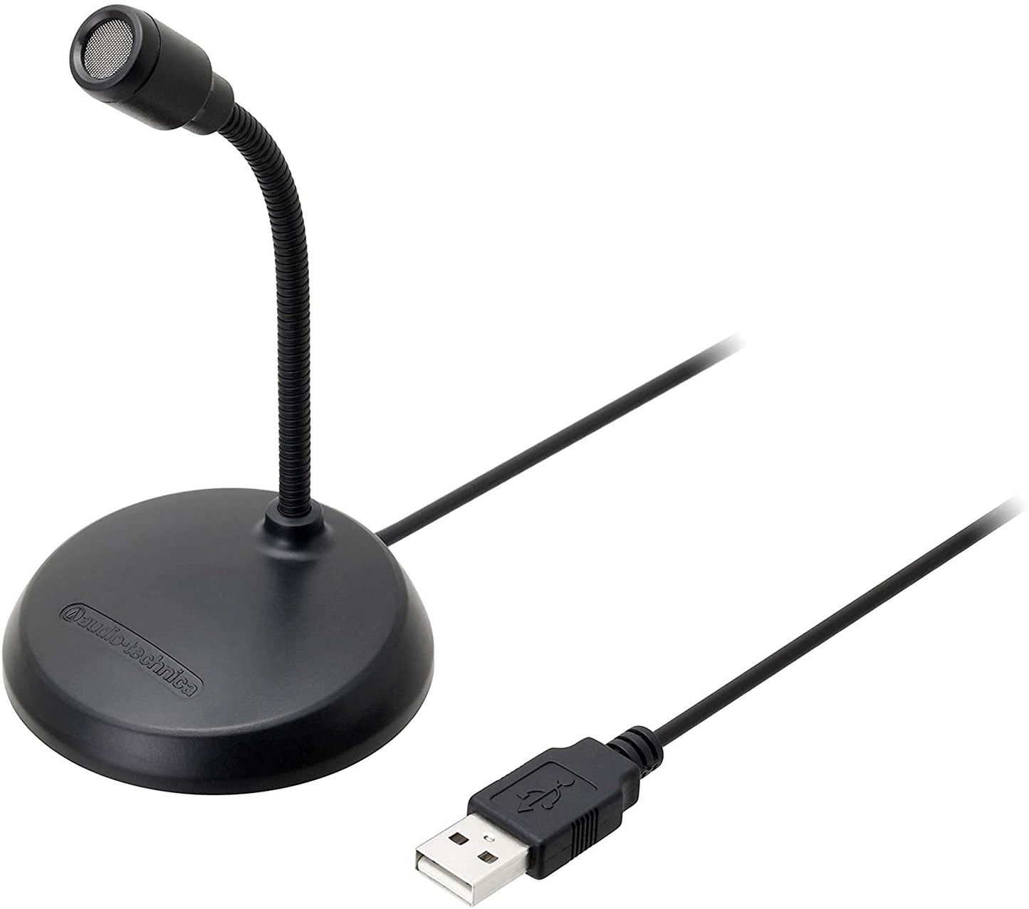 Audio Technica ATGM1 USB Gaming Desktop Condenser Gooseneck Microphone for Recording Podcast Vlog Vlogging Zoom Webinar Livestream Streaming Hosting Online Youtube Content