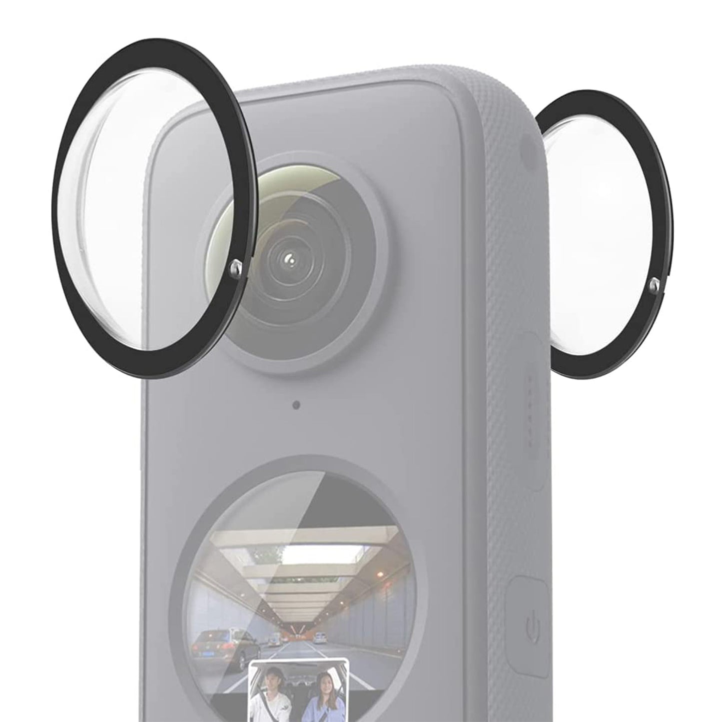 Insta360 Dual Sticky Lens Guards for ONE X2 Action Camera Lens Protector Cover with Prying Tool