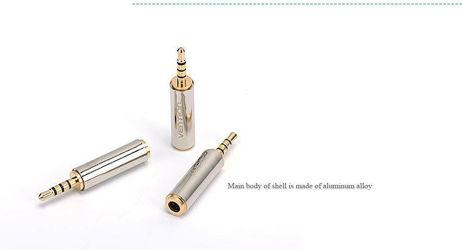 Vention 2.5mm Male to 3.5mm Female Audio Adapter Gold Plated for Smartphones, MP3 and other 2.5mm Audio Devices ( VAB-S02)