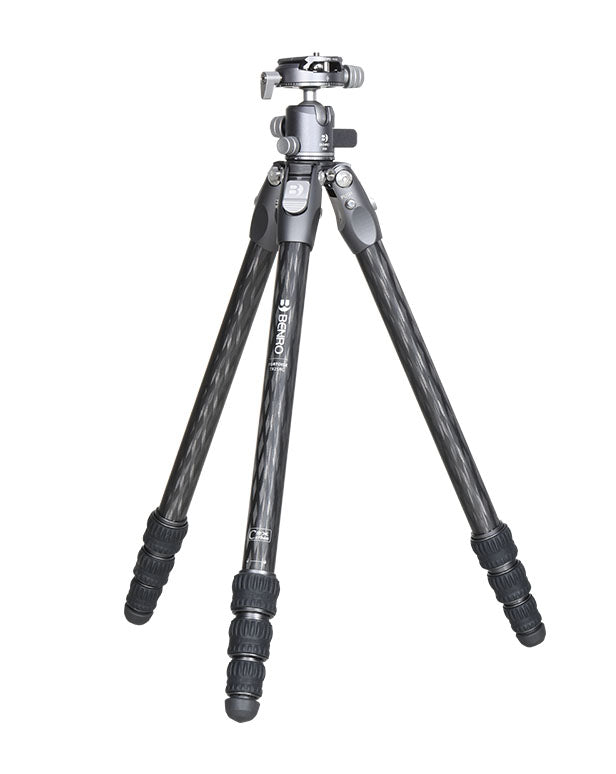 Benro TR258CK Tortoise Series Professional Carbon Fiber Tripod with G30 Ball Head for DSLR Cameras