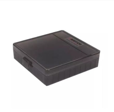 Raptor TB-45 Ammo Box Water/Dust Resistant Plastic Hard Case 100 Rounds Flip Top Snaplock IP67 Rating