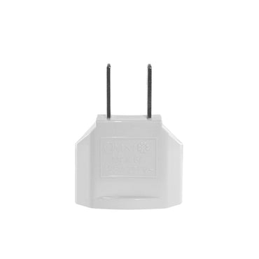 OMNI Regular Adapter EU Round Pin to US Flat Socket 6A 220V for Electronics and Appliances | WRA-001
