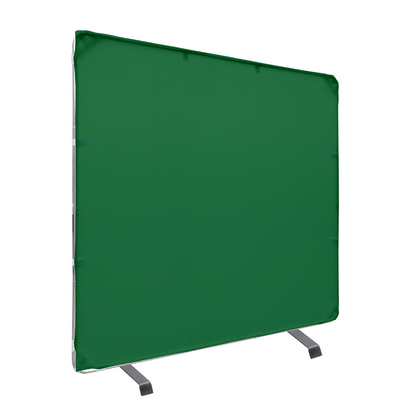 Pxel 2 x 2m Chroma Key Green Screen Square Background Backdrop Muslin Cloth Kit with Collapsible Stainless Steel Frame with Elastic and Velcro Fastening Straps for Live Video and Studio Videography | BG-FM2020