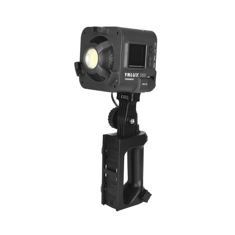 Yongnuo YNLUX100 100W Handheld COB 3200-5600K LED Fill Light Kit with LCD Display, Lighting Effects, Bowens Mount for Outdoor Photography
