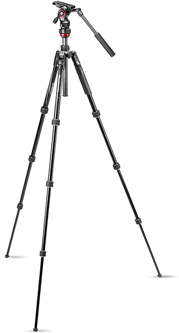 Manfrotto MVKBFRT-LIVE BeFree Live Aluminium Tripod Twist Leg Locks Video Head for Travelling, Vlogging, Photography