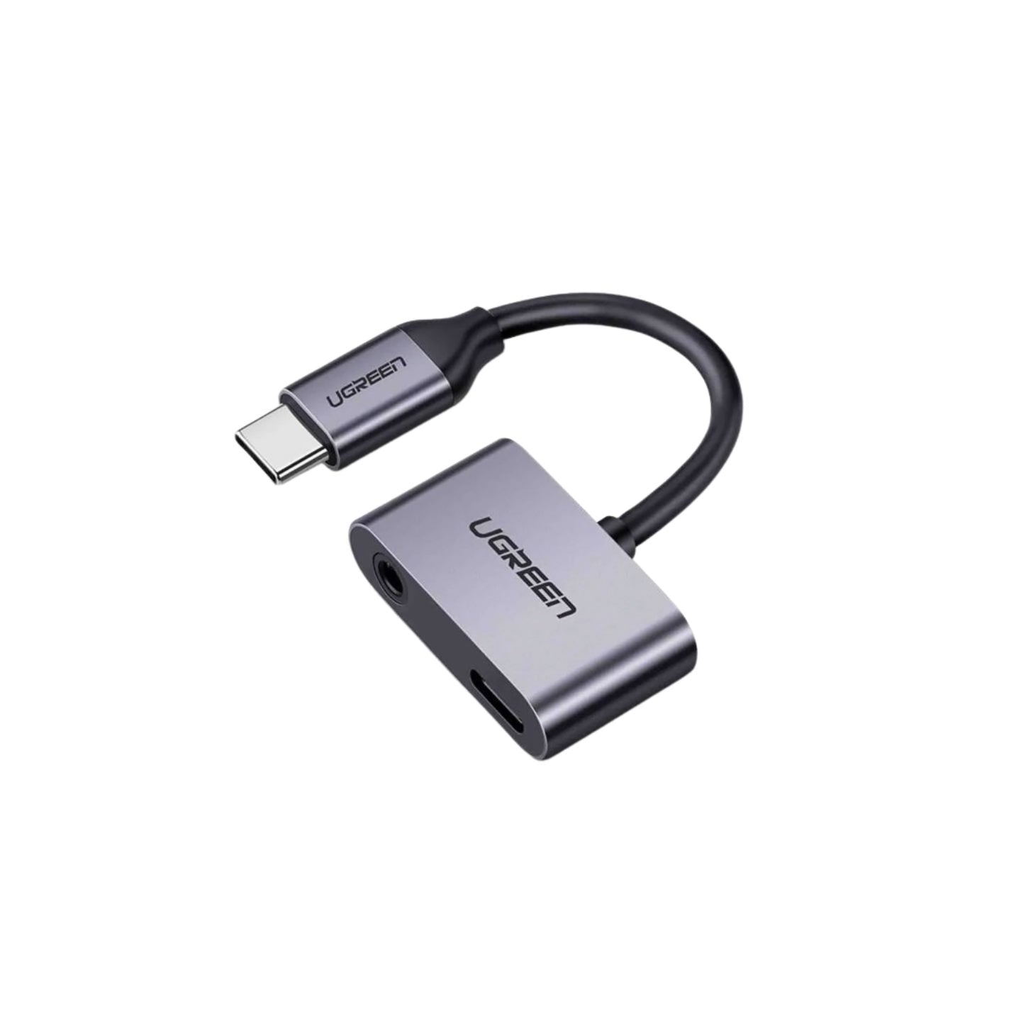UGREEN 2 in 1 Type C to 3.5mm Audio AUX Headphone Jack and USB-C Charging Port Adapter | 50596