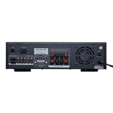 KEVLER GX-7UB PRO 800W X2 High Power Videoke Amplifier with USB / Bluetooth / FM Function, 3 Line Input, LCD Display,  Mic Priority and Feedback Reducer, Effects Master Controls for Karaoke System