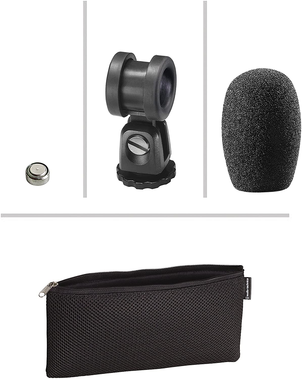 Audio-Technica PRO 24-CM PRO24CM Stereo Condenser Shotgun Microphone For DSLR Mirrorless Camera for Vlog Youtube Video Streaming Content