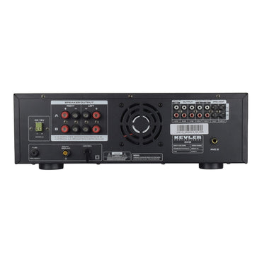 KEVLER GX-8 900W X2 High Power Integrated Amplifier with 3.5mm Jack/Mic Input, Feedback Reducer, Mic Priority Button, Effects Master Controls for Karaoke System