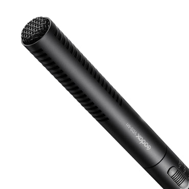 Godox VDS-M1 Shotgun Microphone Multipattern (Cardioid / Supercardioid) with Lightweight Metal Housing and Windscreen
