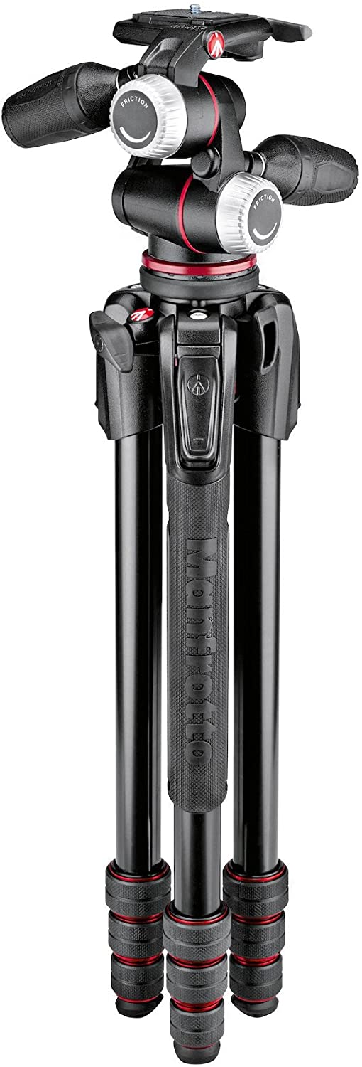 Manfrotto MK190goa4 MS Aluminum Tripod Kit 4-Section with XPRO 3-way Head