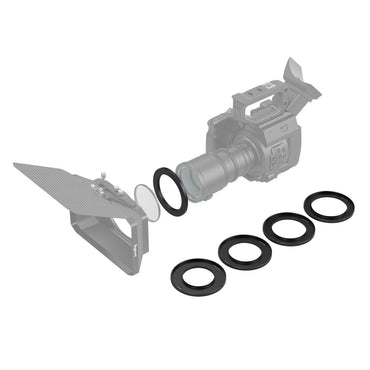 SmallRig Screw-In Reduction Ring Set with Filter Thread (67mm/72mm/77mm/82mm/86mm-114mm) for Matte Box 3410