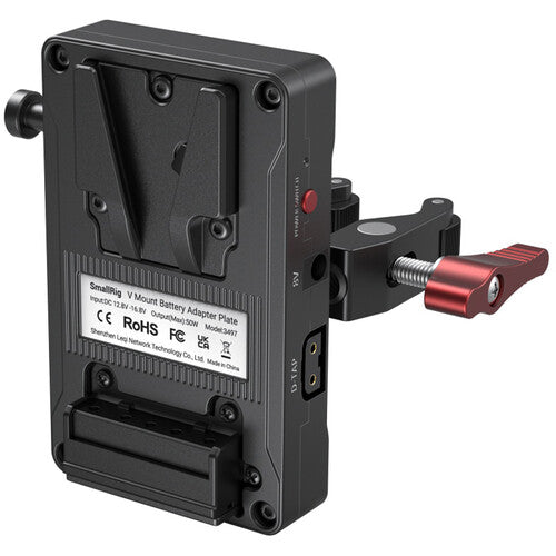 SmallRig V-Mount Battery Aluminum Adapter Plate with Super Clamp Mount (3497)