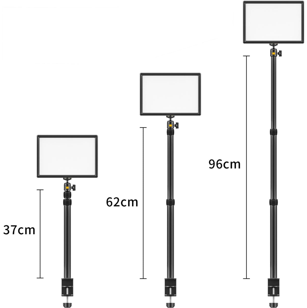 Vijim by Ulanzi LS01 Extendable Lamp Light Stand with Table Clamp for Photography, Vlogging, Podcasts, Filming, Live Streaming