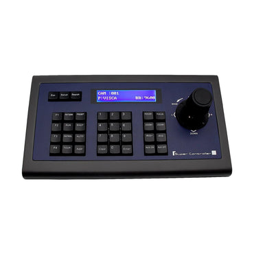 Tenveo KZ1 PTZ Camera Keyboard Controller with LCD Display, Joystick Operation, Pan / Tilt / Zoom Presets for Live Streaming, Video Conferences, Meetings