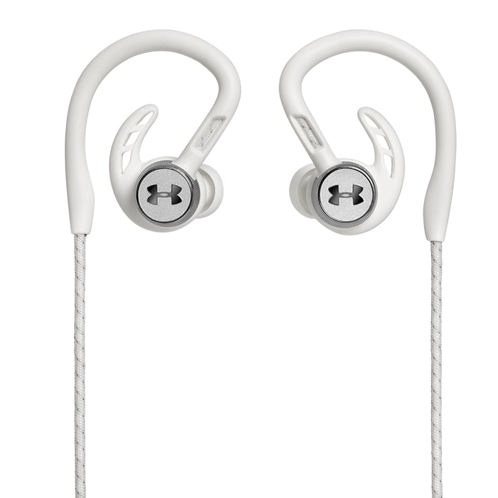JBL Under Armour Pivot Black Wireless Sport In-Ear Headphones Sweatproof Waterproof Workout Athletics (Black, White)