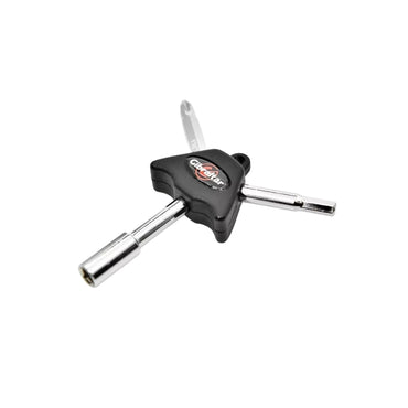 Gibraltar SC-GTK Tri-Key Tool with Drum Key, Hex Key and Phillips Head Screw Driver for Drums and Percussions