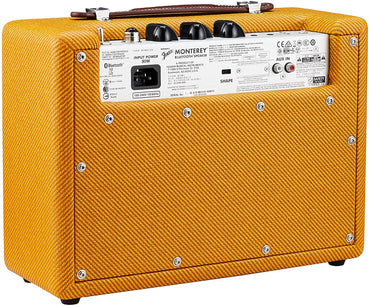 Fender Monterey Tweed 120 watts Bluetooth Speaker, Quad-driver System