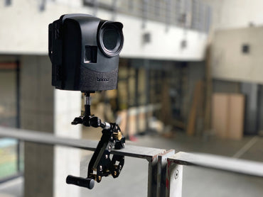 Brinno ACC1000P Stainless Steel Camera Clamp Plus 110lb Load Capacity 10.6inches Extendable Poles 360 Rotating Tripod for Action Camera Time-Lapse Photography Videography