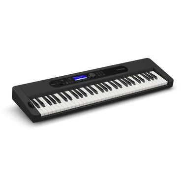 Casio CT-S400C2 CT-S400 Series 61 Key Velocity Sensitive Piano Keyboard with Auto-Harmonize, MIDI Recorder, Pitch Bend Wheel, Auto-Accompaniment, Headphone/Line Output Jack (Black)