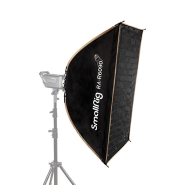 SmallRig RA-R6090 60 x 90cm Rectangular Umbrella Style Softbox with Built-in Speed Ring & Bowens S Mount for Photography and Videography | 3930