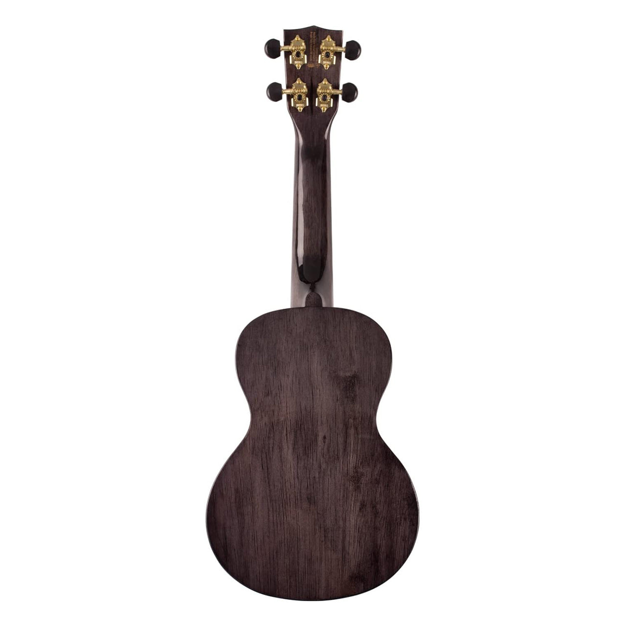 Mahalo Hano Series Concert Acoustic Ukulele 4 String Guitar with 16 Frets Transparent Black MH2TBK