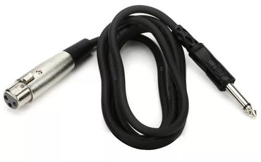 Hosa PXF-105 Unbalanced Interconnect Cable - XLR Female to 1/4-inch TS Male - 5 feet