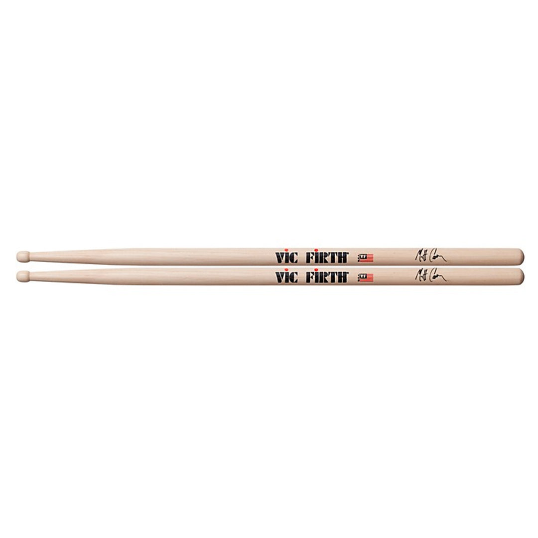 Vic Firth SMC Matt Cameron Signature Drumsticks with 5B Style Shaft and Hickory Wood Barrel Tip for Drums and Cymbals