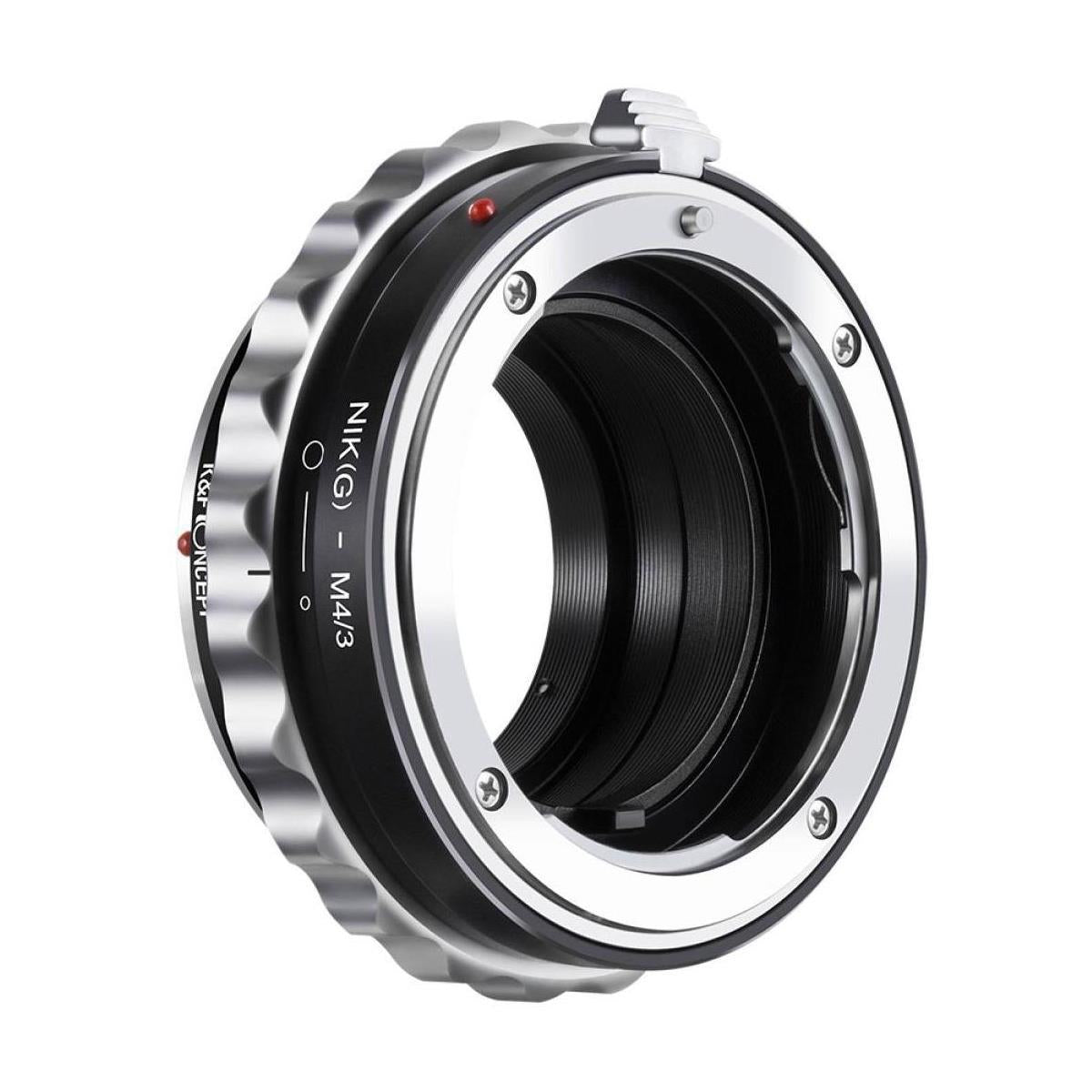 K&F Concept NIK(G)-M4/3 High Precision Lens Adapter Mount for Nikon G Mount Lens to M43 Micro Four Thirds M43 Mount Body Mirrorless Camera
